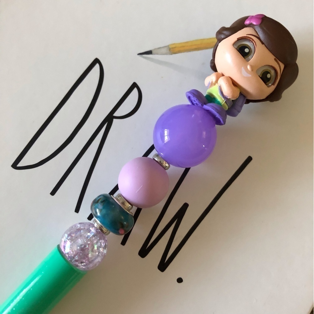 Disney Doorables: Toy Story: Bonnie handmade beaded pen